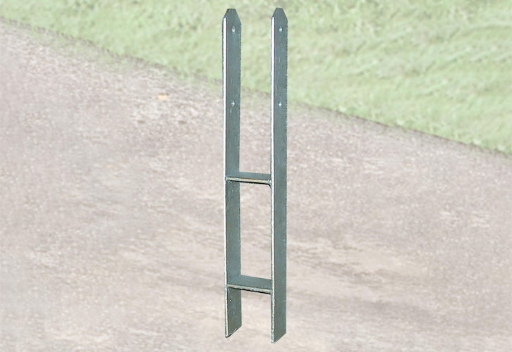 Weka H-Anker-Set für Carport Plus Gr. 2 und 3 (12 Anker für 9 x 9 cm Pfosten) Bild