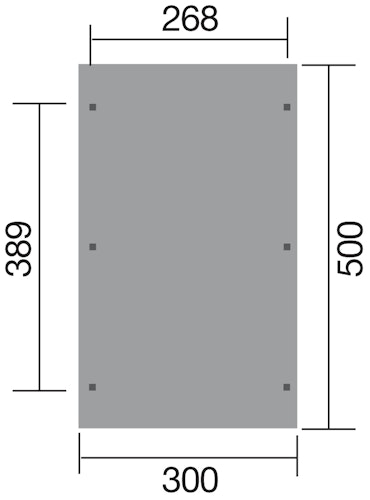 Weka Carport 606 Bild