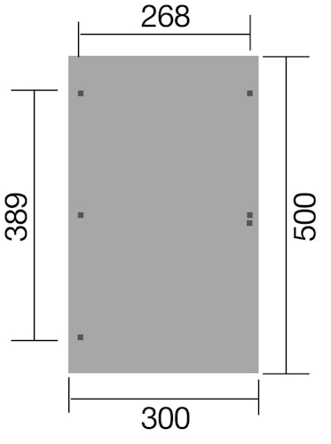 Weka Einzelcarport 606 A mit Rundbogen Bild