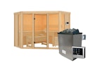 Vorschaubild Karibu Sauna Alcinda 2 Superior mit Eckeinstieg 68 mm