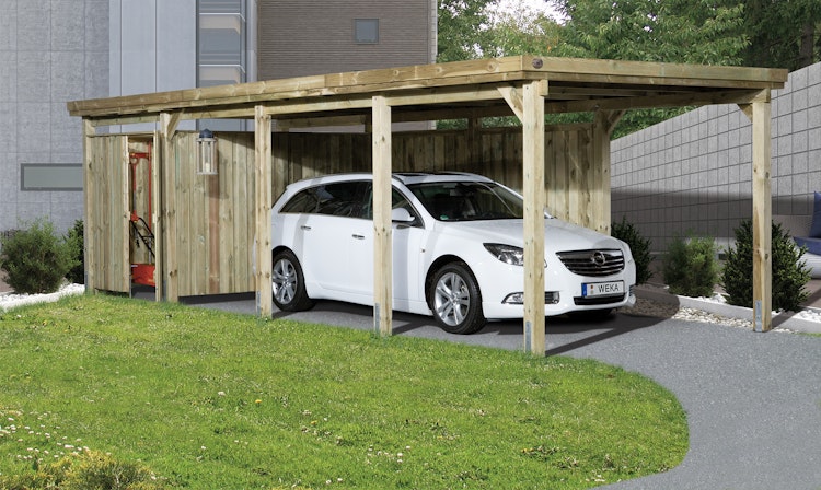 Weka Einzelcarport 617 inkl. gratis H-Pfostenker im Wert von bis zu 269,99 €