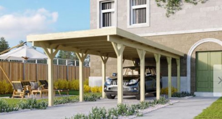 Karibu Carport Einzelcarport Classic Einzel 3