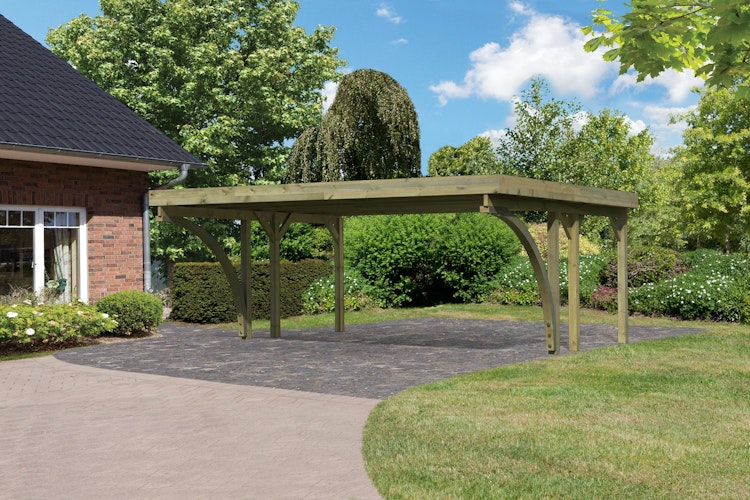 Karibu Carport Doppelcarport Classic Doppel 1