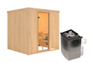 Vorschaubild Karibu Woodfeeling Sauna Tromsö - 68 mm Aktionssauna