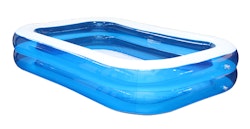 Familien Pool Transparent - Blau 211 x 132 x 46 cm