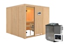 Vorschaubild Karibu Woodfeeling Sauna Arvika - 68 mm Aktionssauna