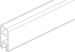 OSMO ALU-Fence/Multi-Fence Abschlussprofil 184 x 1,9 x 4,1 cmBild