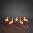 Vorschaubild Konstsmide Weihnachtsbeleuchtung  LED Acryl Flamingos 5er-Set