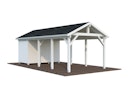 Palmako Carport Robert 23,1 m² mit Geräteraum