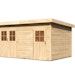 Karibu Woodfeeling Gartenhaus Mattrup - 28 mm inkl. gratis Innenraum-Pflegebox im Wert von 99€Bild