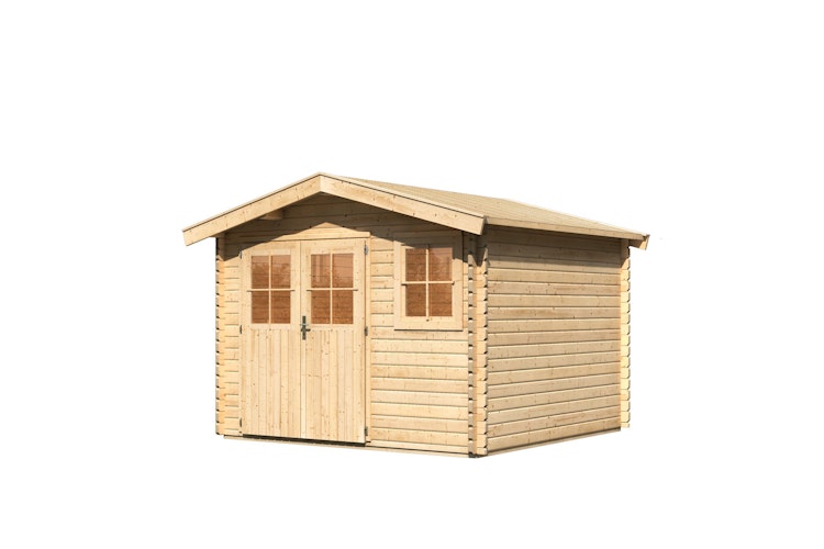 Karibu Woodfeeling Gartenhaus Felsenau 3/4/5 - 38 mm inkl. gratis Innenraum-Pflegebox im Wert von 99€ Bild