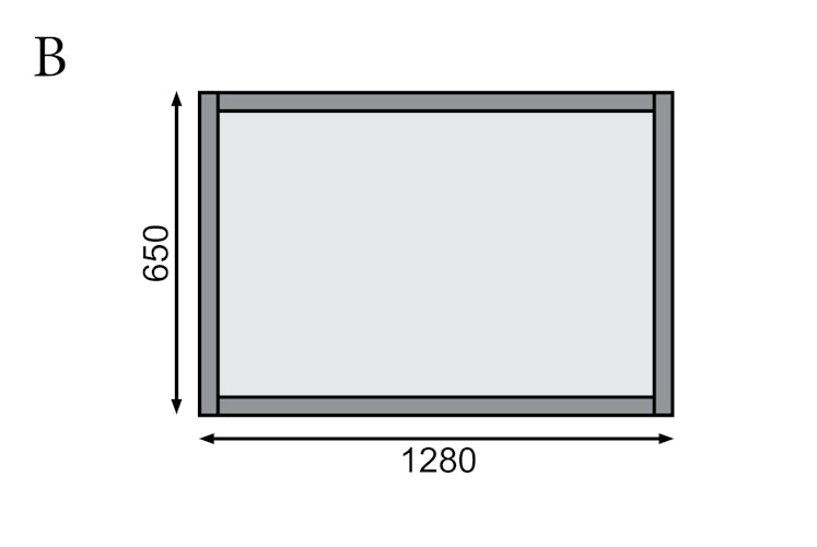 Karibu Hochbeet 1 - 460 l Fassungsvermögen 19 mm Wandstärke Bild