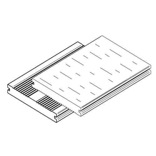 OSMO MULTI-DECK BPC-Terrassendiele Vollprofil GRAU-Vintage & französisch Bild