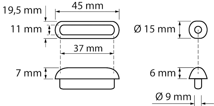 Sanitop WC-Sitz Puffer Nr. 36, Kunststoff, weiß