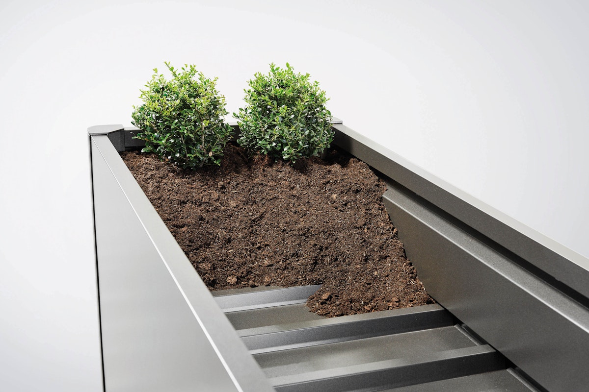 Biohort Zwischenboden für HochBeet 152 x 53 x 77 cm (Gr. 1,5×0,5)