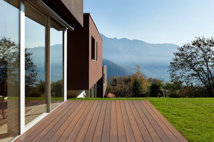 aMbooo Terrassendielen Bambus GRANDESSA in White Oak  Bild