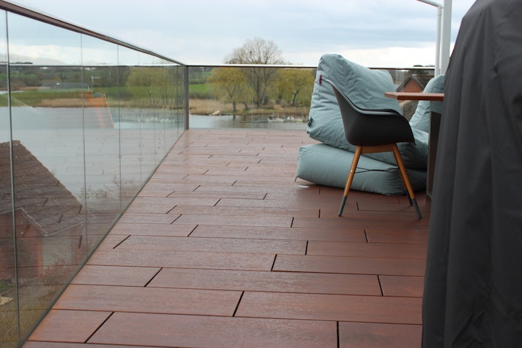 aMbooo Terrassendiele Bambus Mega Deck in Coffee Bild