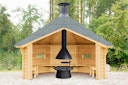 Vorschaubild Wolff Finnhaus Wetterschutzhütte / Grillhütte Wanja 3327 XL 45