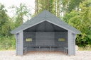 Vorschaubild Wolff Finnhaus Wetterschutzhütte / Grillhütte Wanja 3327 XL 45