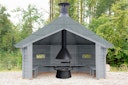Vorschaubild Wolff Finnhaus Wetterschutzhütte / Grillhütte Wanja 3327 XL 45