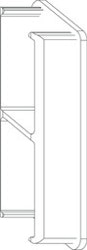 OSMO ALU-CLADDING RHOMBUS Typ A Endkappe Rechts VE10