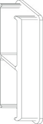 OSMO ALU-CLADDING RHOMBUS Typ A Endkappe Rechts VE10