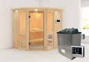 Vorschaubild Karibu Amelia 1 - Sauna mit Eckeinstieg 68 mm