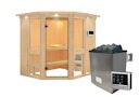 Vorschaubild Karibu Amelia 1 - Sauna mit Eckeinstieg 68 mm