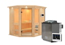Vorschaubild Karibu Amelia 1 - Sauna mit Eckeinstieg 68 mm