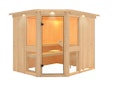Vorschaubild Karibu Amelia 3 - Sauna mit Eckeinstieg 68 mm
