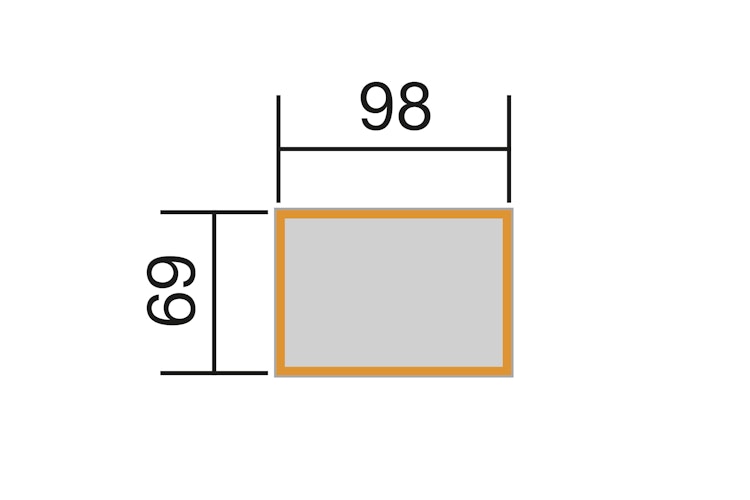 Weka modulares Elementhochbeet - 21 mm - 400 l Bild