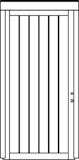OSMO Schallschutz Forsdal - Tür inkl. BeschlagZubehörbild