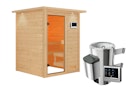 Vorschaubild Karibu Woodfeeling Sauna Sandra - 38 mm Massivholz Aktionssauna