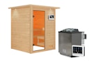 Vorschaubild Karibu Woodfeeling Sauna Sandra - 38 mm Massivholz Aktionssauna