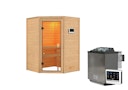 Vorschaubild Karibu Woodfeeling Sauna Antonia - 38 mm Massivholz Aktionssauna