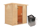 Vorschaubild Karibu Woodfeeling Sauna Selena - 38 mm Massivholz Aktionssauna