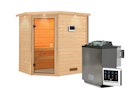 Vorschaubild Karibu Woodfeeling Sauna Jella - 38 mm Massivholz Aktionssauna