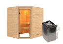 Vorschaubild Karibu Woodfeeling Sauna Elea - 38 mm Massivholz Aktionssauna