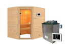 Vorschaubild Karibu Woodfeeling Sauna Elea - 38 mm Massivholz Aktionssauna