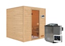 Vorschaubild Karibu Woodfeeling Sauna Jara - 38 mm Massivholz Aktionssauna