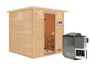 Vorschaubild Karibu Woodfeeling Sauna Jara - 38 mm Massivholz Aktionssauna