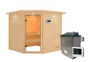 Vorschaubild Karibu Woodfeeling Sauna Tilda - 38 mm Massivholz Aktionssauna