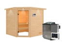 Vorschaubild Karibu Woodfeeling Sauna Tilda - 38 mm Massivholz Aktionssauna