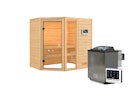 Vorschaubild Karibu Woodfeeling Sauna Jada - 38 mm Massivholz Aktionssauna