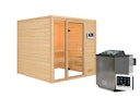 Vorschaubild Karibu Woodfeeling Sauna Jutta - 38 mm Massivholz Aktionssauna
