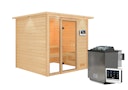 Vorschaubild Karibu Woodfeeling Sauna Jutta - 38 mm Massivholz Aktionssauna