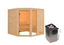 Vorschaubild Karibu Woodfeeling Sauna Tabea - 38 mm Massivholz Aktionssauna