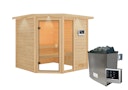 Vorschaubild Karibu Woodfeeling Sauna Tabea - 38 mm Massivholz Aktionssauna