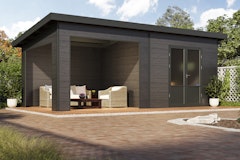 Wolff Finnhaus WPC Gartenhaus Tona 6030 - 28 mmZubehörbild