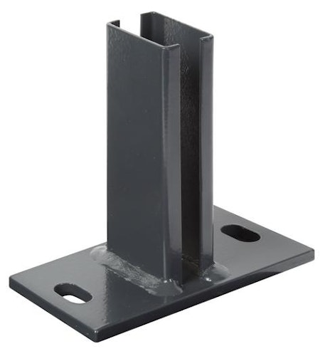 Alberts® Pfostenträger Anthrazit für 60x40 mm